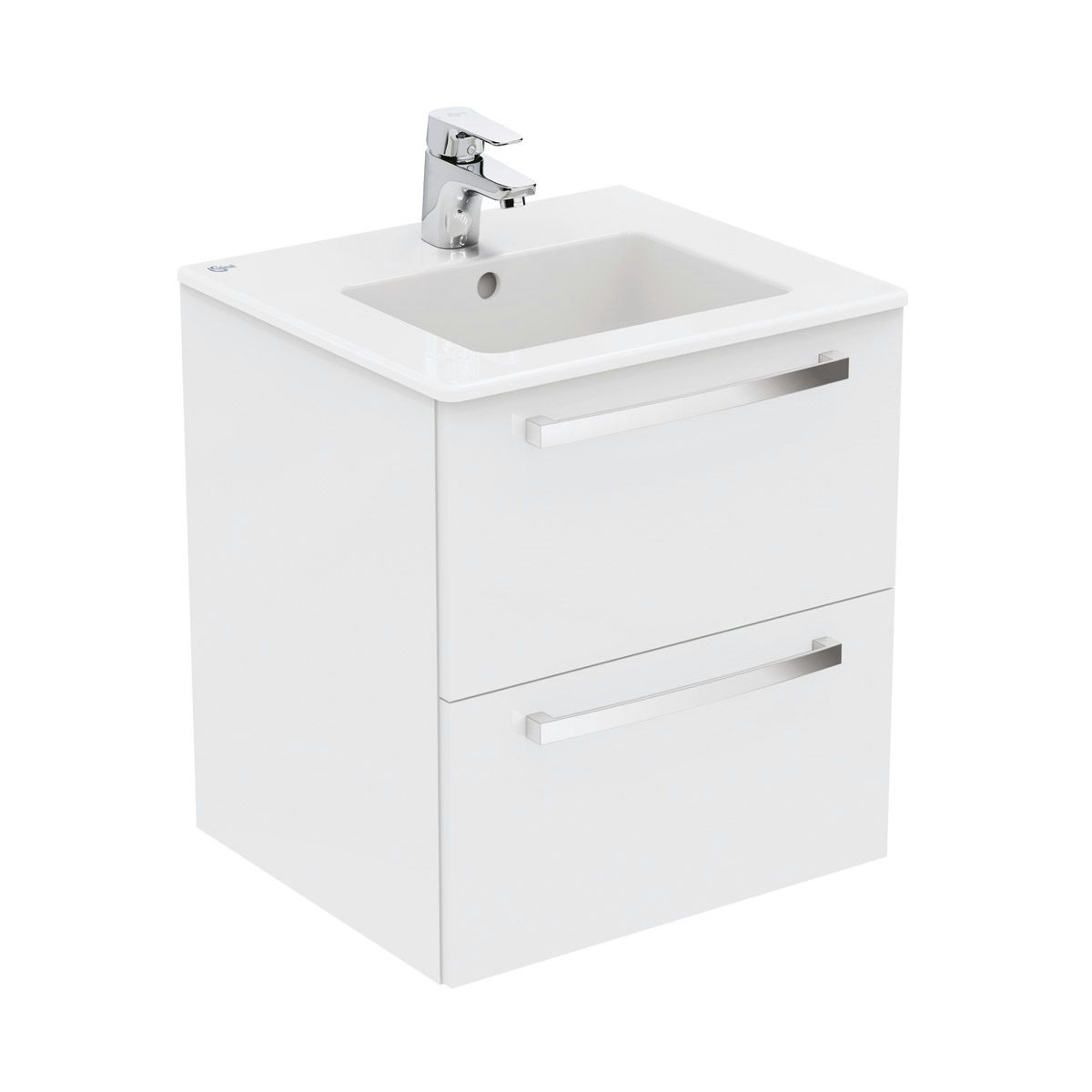 Ideal Standard Tempo Gloss White Wall, Wall Hung Vanity Unit 500mm