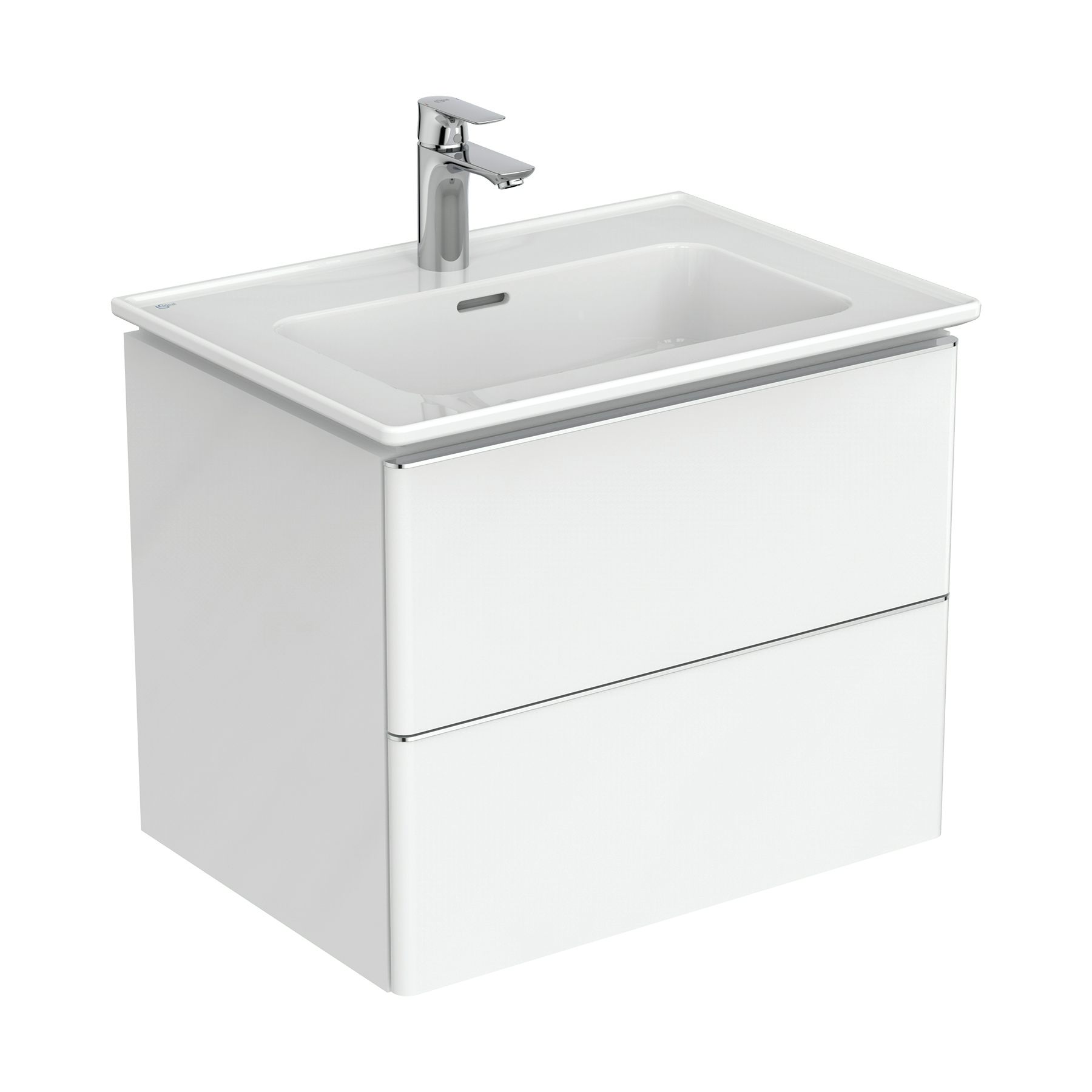 Ideal Standard Strada II white wall hung vanity unit and basin 640mm ...