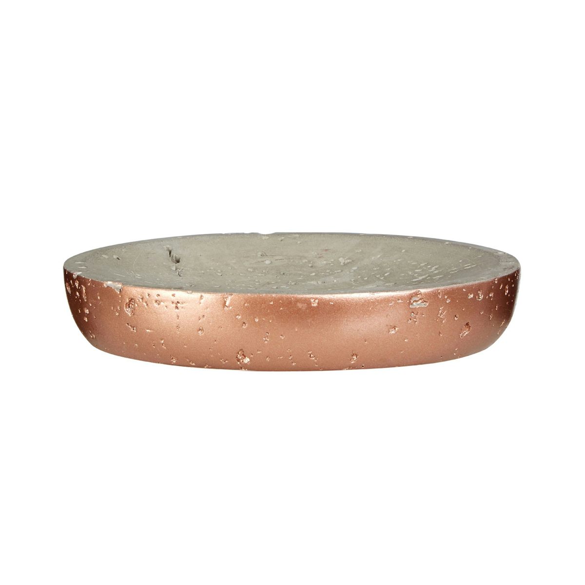 Accents Neptune concrete and copper soap dish