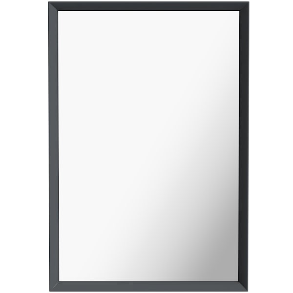 Mode Larsen grey gloss mirror 800 x 550mm