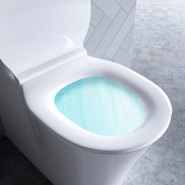 Ideal Standard Concept Air back to wall toilet with soft close toilet seat and concealed toilet cistern