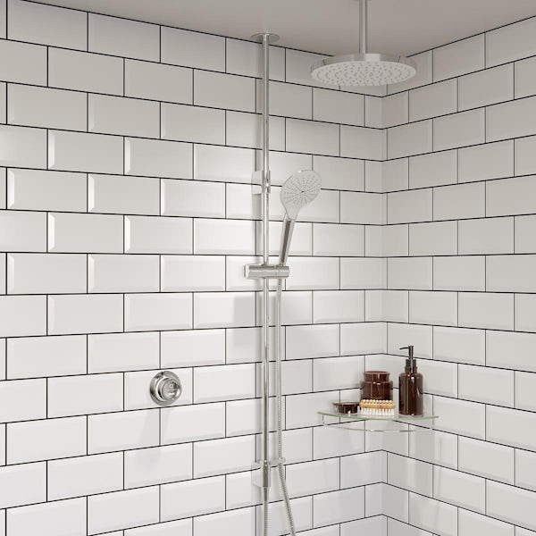 Mira Mode dual ceiling fed digital shower for high pressure and combi