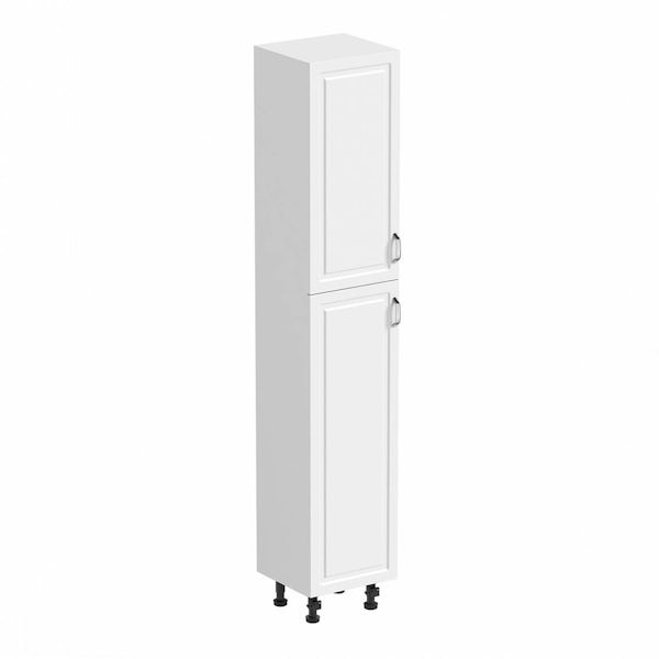 Florence White Tall Unit