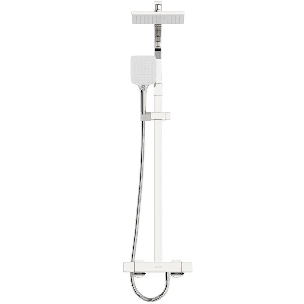 Bristan Quadrato thermostatic bar valve shower system
