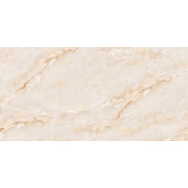 Calcolo Claud rose polished glazed porcelain wall and floor tile 600 x 1200mm