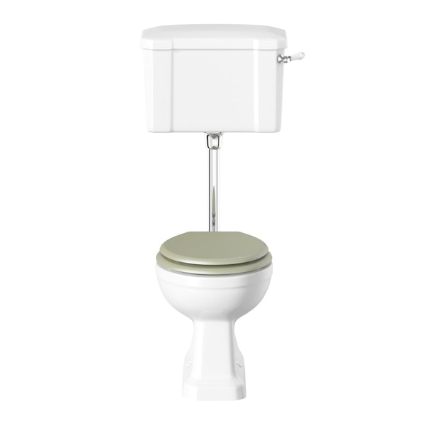 The Bath Co, Camberley low level toilet inc sage soft close seat