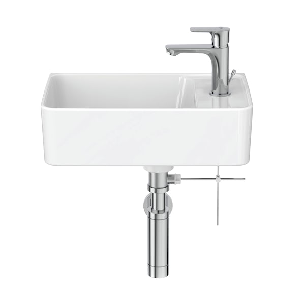 Ideal Standard Strada II 1 tap hole right hand wall hung basin 450mm
