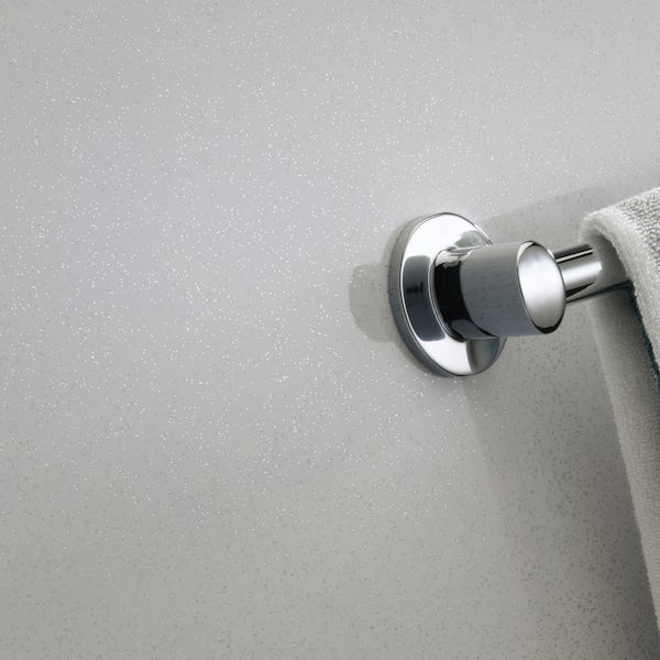 Showerwall Bianco Stardust waterproof proclick shower wall panel