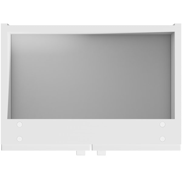 Mode Nouvel gloss white floor cabinet 500mm
