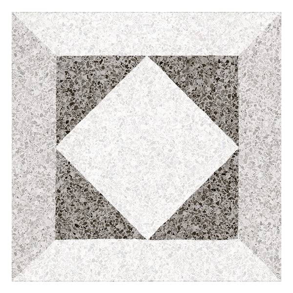 British Ceramic Tile Conglomerate Feature satin floor tile 331mmx331mm