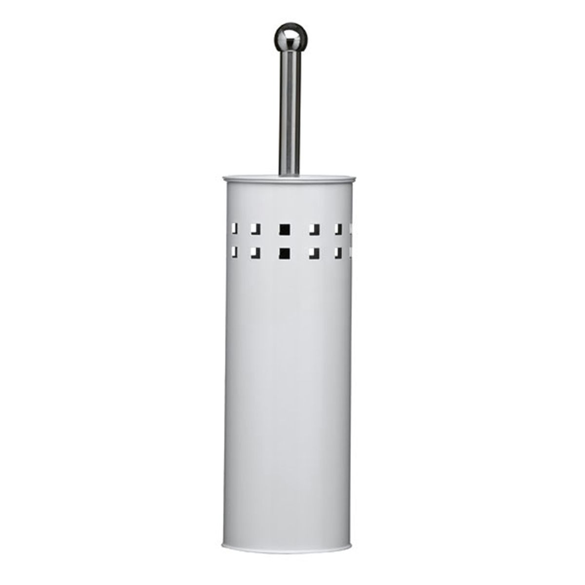 Accents Toilet brush stainless steel white