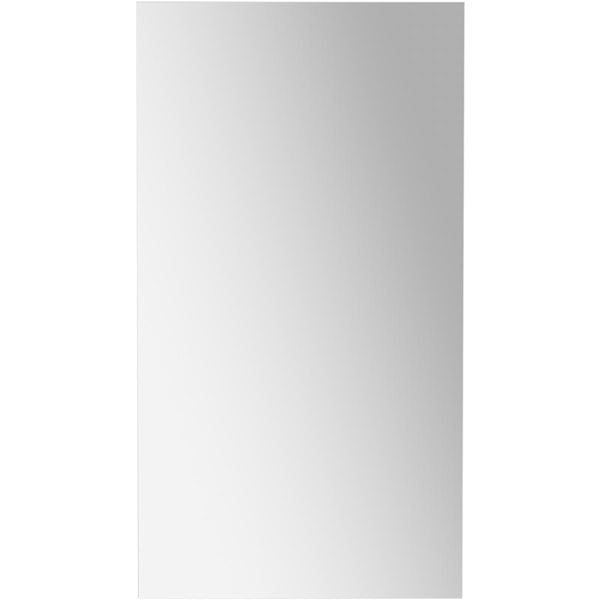 Accents aluminium mirror cabinet 550 x 300mm