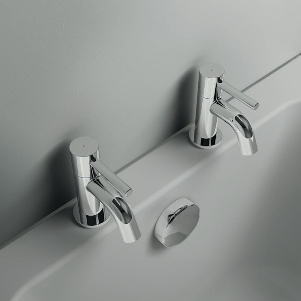Ideal Standard Ceraline bath pillar taps