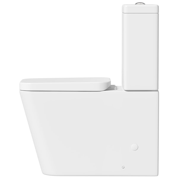 Mode Lustig close coupled toilet and soft close seat