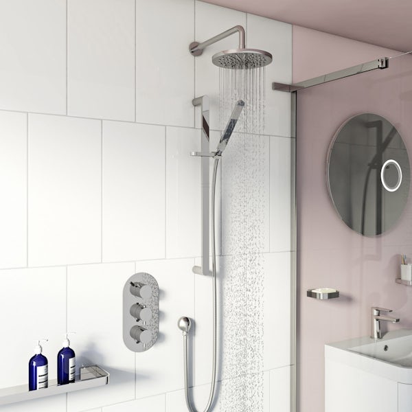 RAK Series 600 and Mode complete right handed shower bath suite