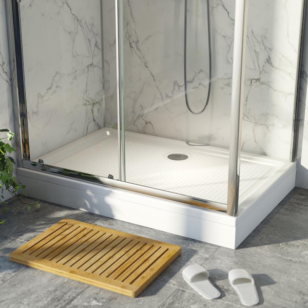 Orchard shower tray riser system for square and rectangular anti-slip shower trays up to 1100 x 900