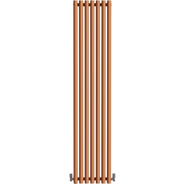 Terma Rolo Room E true copper electric radiator with MOA Blue (bluetooth) element