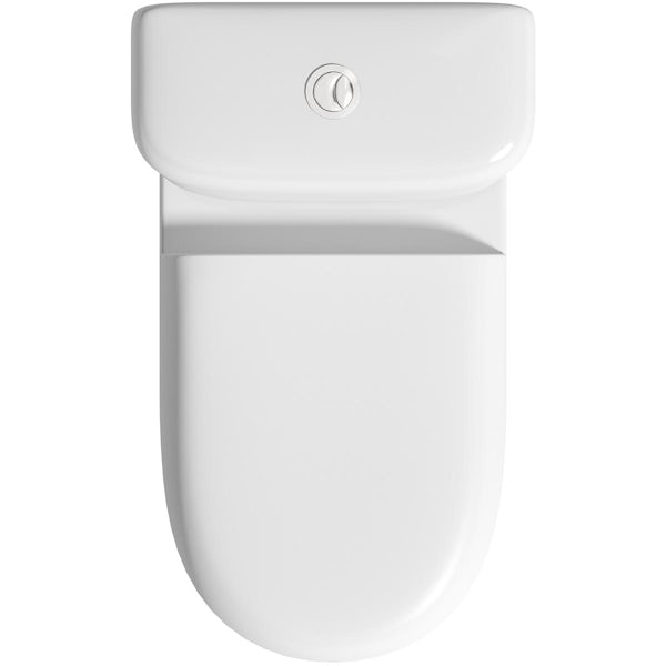Kirke Curve raised height CC toilet with soft close seat