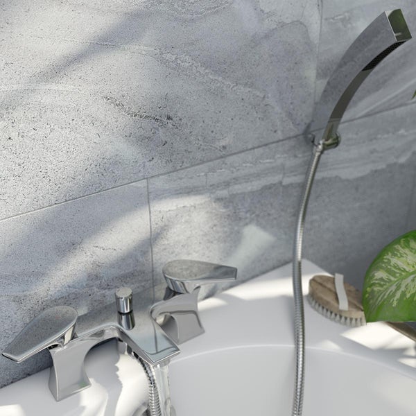 Bristan Hourglass chrome bath shower mixer tap