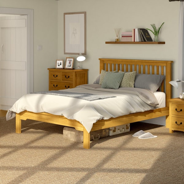 Rome Reclaimed Pine King Size Bed