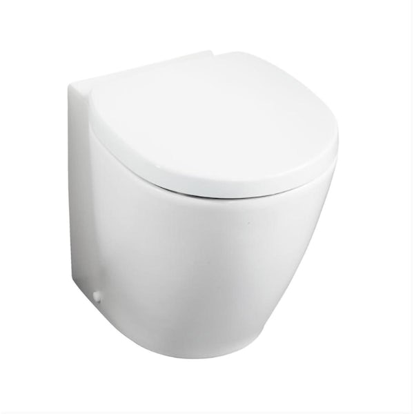 Ideal Standard Concept Space short projection back to wall toilet and seat