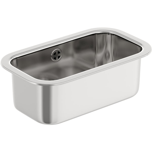 Tuscan Florence stainless steel 0.5 bowl undermount kitchen sink