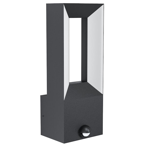 Eglo Riforano outdoor pedestal light IP44 in black