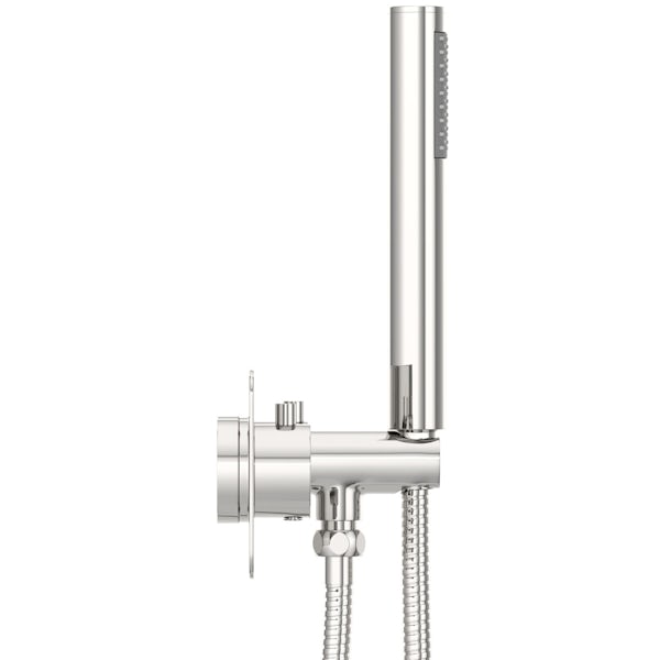 Mode Harrison square twin thermostatic shower valve with diverter and handset