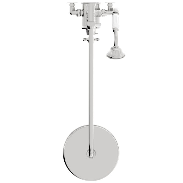 The Bath Co. Camberley rain can thermostatic exposed mixer shower