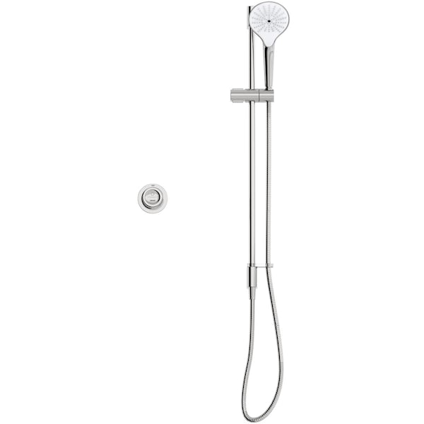 Mira Mode rear fed digital shower low pressure and pumped