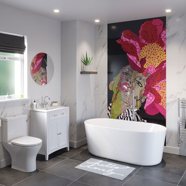 Louise Dear There Are No Rules freestanding bath suite 1500 x 700mm