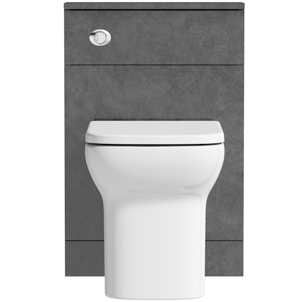 Orchard Kemp back to wall unit and Lune rimless toilet with soft close seat