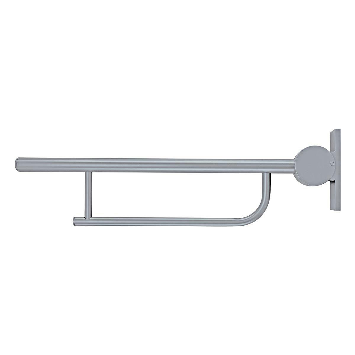 Armitage Shanks Contour 21 stainless steel screw-to-wall hinged support arm 800mm