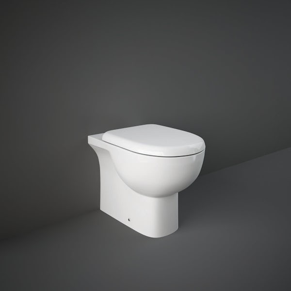 RAK Tonique back to wall toilet and soft close seat