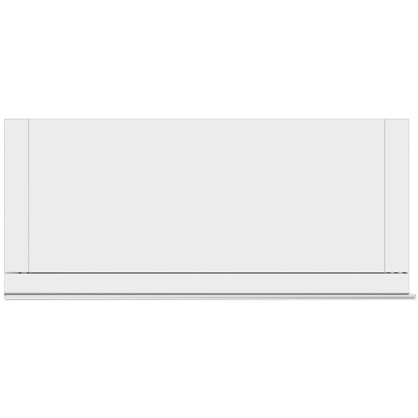 Accents white aluminium mirror cabinet 900 x 300mm