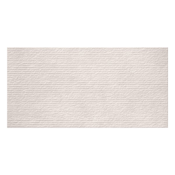 British Ceramic Tile Dune textured white matt wall tile 298mm x 598mm