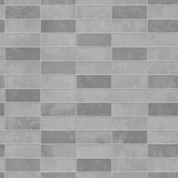 Fine Decor ceramica stone tile grey wallpaper