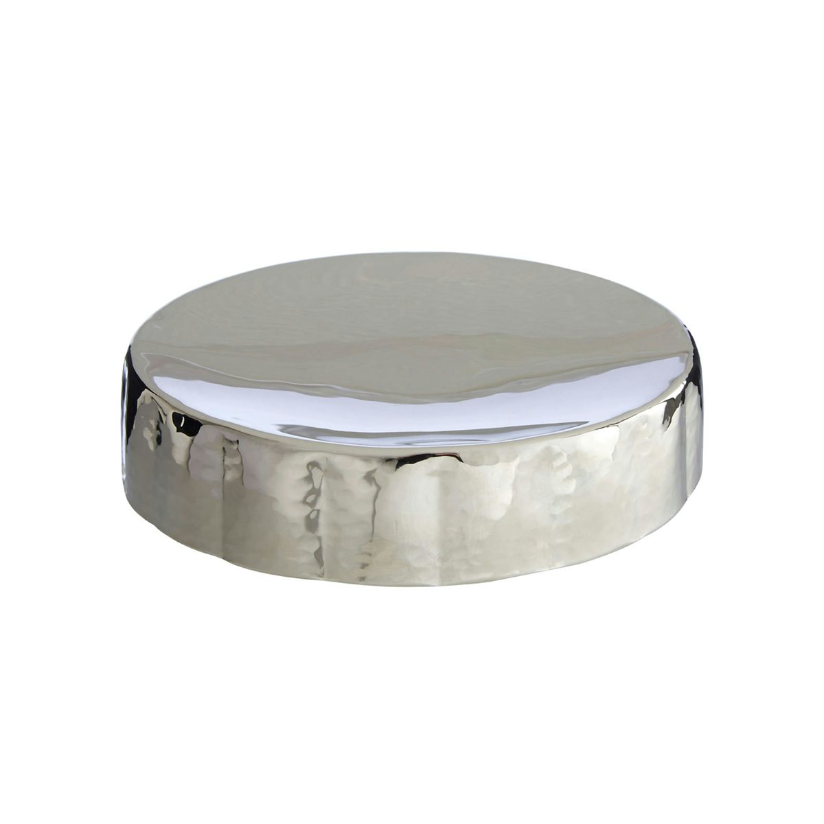 Accents Hammered nickel effect soap dish