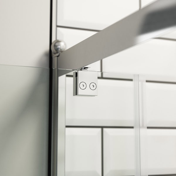 The Bath Co. Winchester traditional pivot shower door offer pack