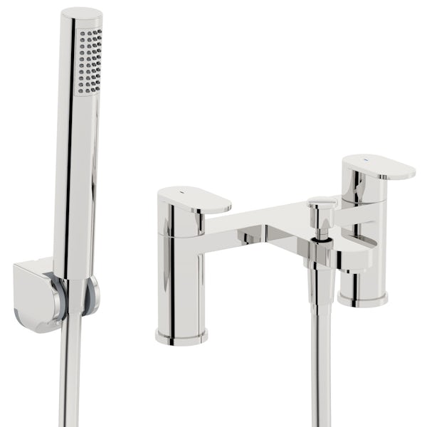 Kirke Curve basin and bath shower mixer tap pack