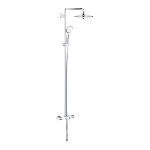 Grohe Euphoria 260 shower system with bath filler