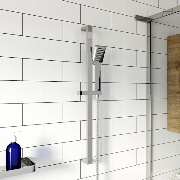 Orchard Simple square sliding shower rail kit