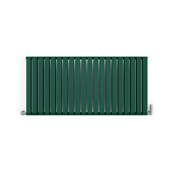 Terma Warp-Room horizontal matt green radiator