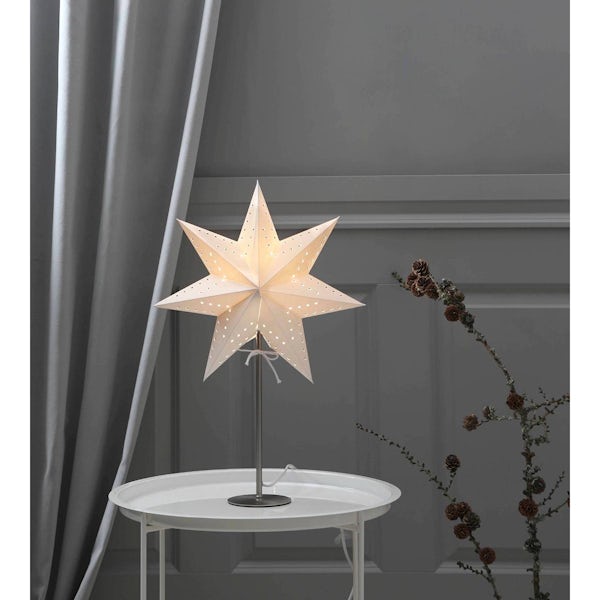 Eglo Christmas star lamp in cream