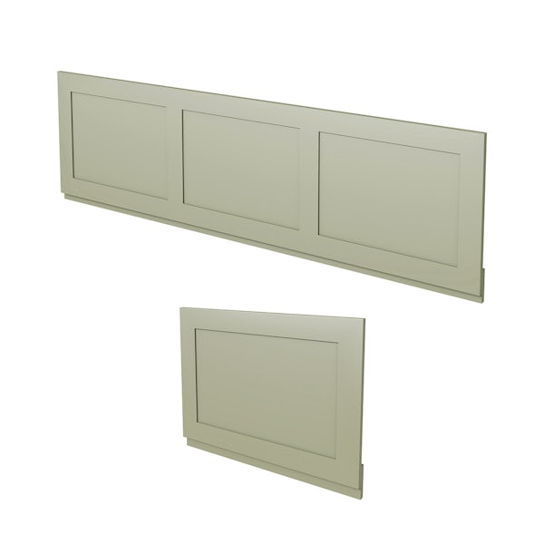 Camberley Sage wooden bath panel pack 1700 x 700