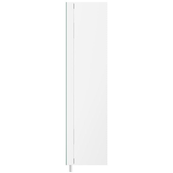Orchard Reflex white steel mirror cabinet 550 x 300mm