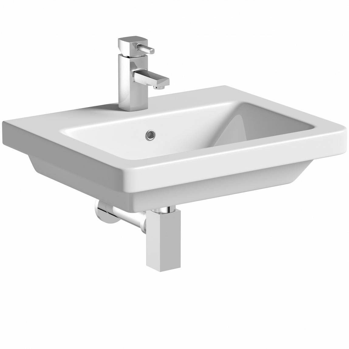 Mode Cooper 1 tap hole wall hung basin 550mm