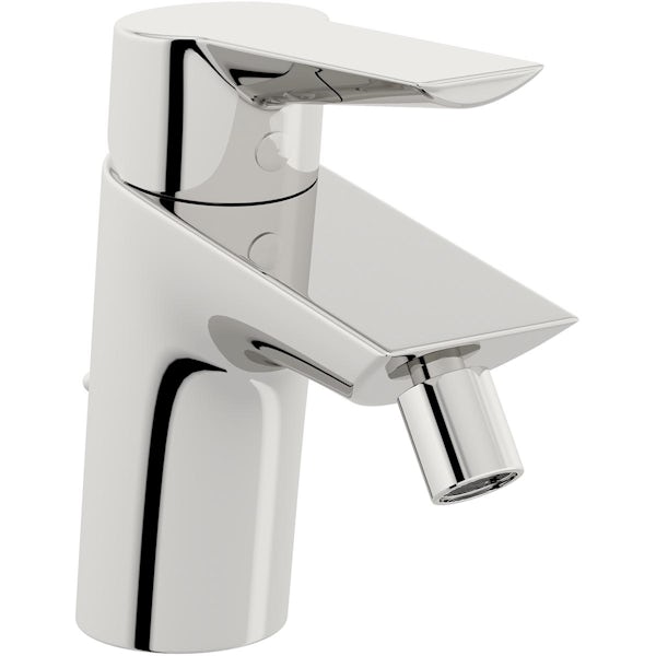 VitrA Solid S bidet mixer tap with pop-up waste