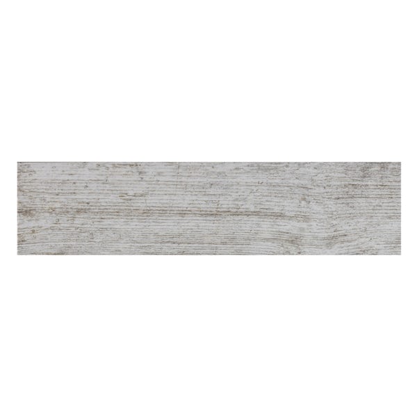 Basswood taupe wood effect matt wall and floor tile 150mm x 600mm