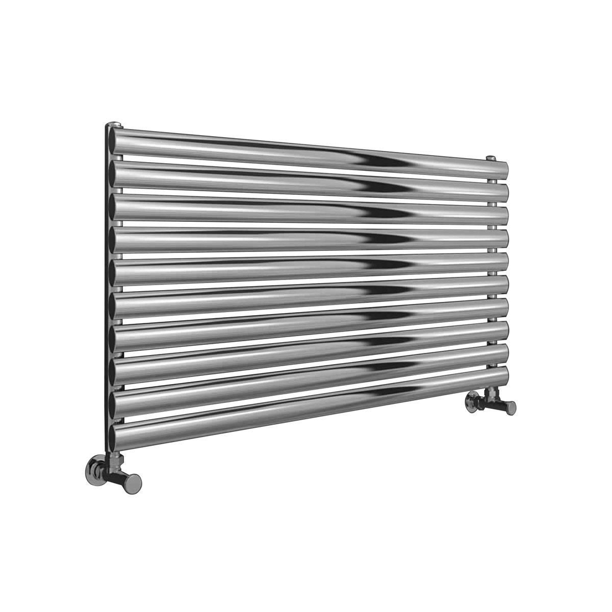Reina Artena single polished stainless steel designer radiator 590 x 1200